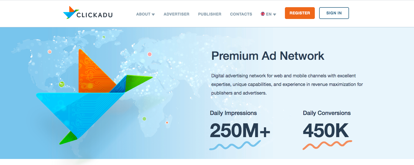 ClickAdu ad network