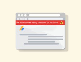 We found some policy violation warnings on your site