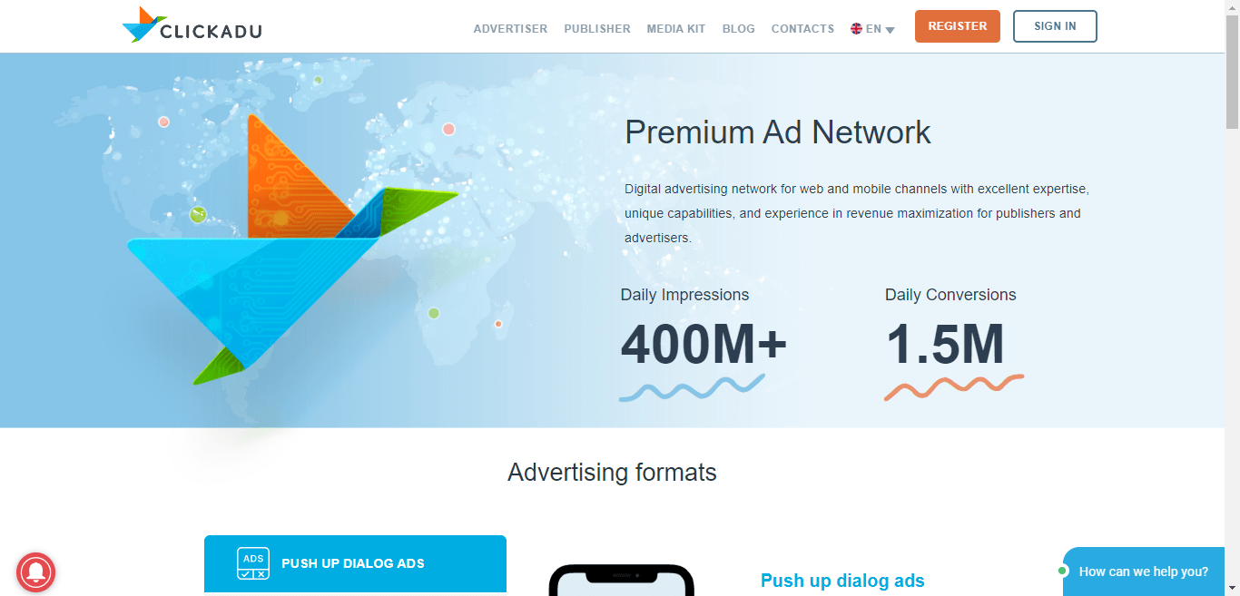 ClickAdu: cpm ad networks