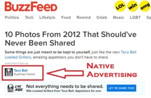 example of native ad